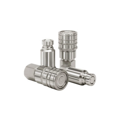 Flat face stainless steel coupling